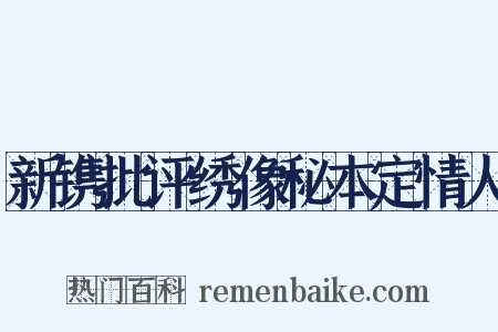 新镌批评绣像秘本定情人是什么意思的图片